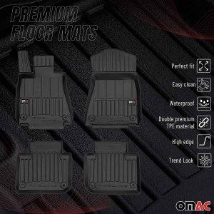 Lexus GS Floor Mat - Omac - Proline Premium TPE - Black - '12-'20